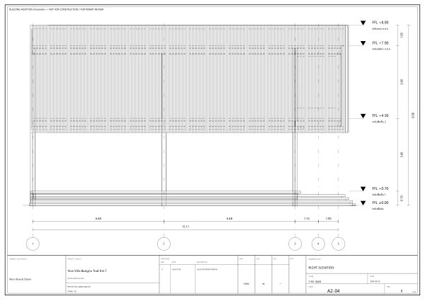 Sheet A2-04 — Right Elevation