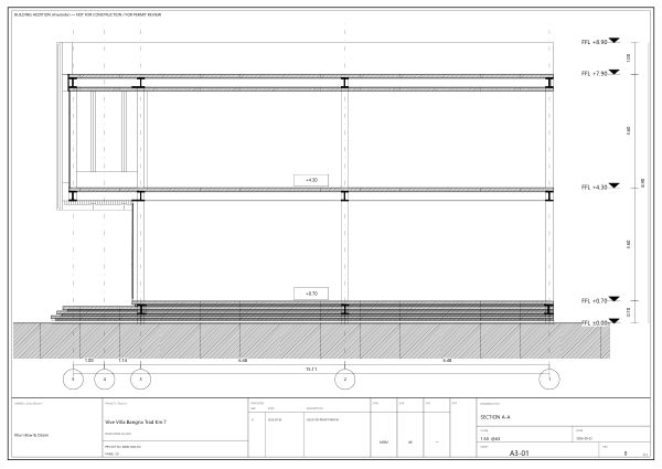 Sheet A3-01 — Section A-A